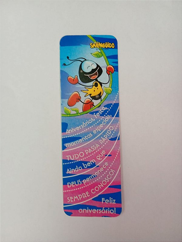 Marca Páginas Mini - Aniversários, Festas, Momentos Especiais - Smilinguido (aniversário)  - Pct 50 und