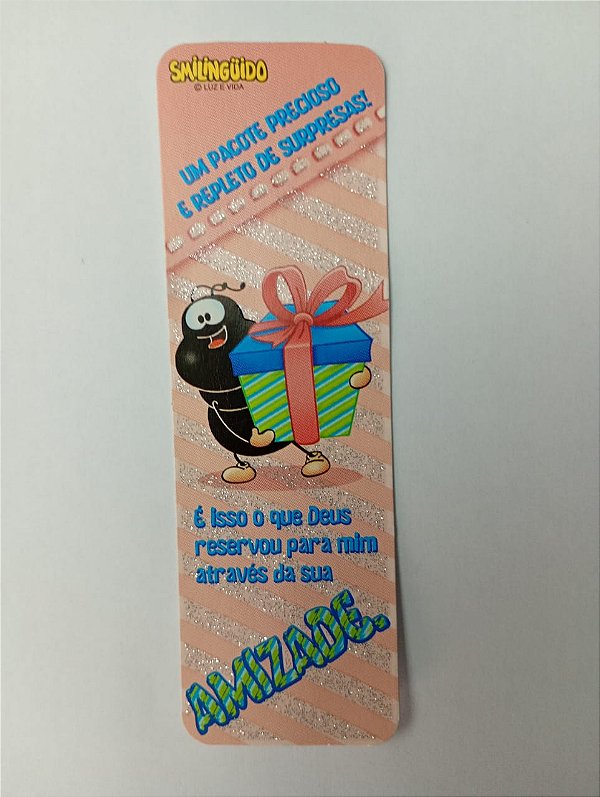 Marca Páginas Mini - Um Pacote Precioso - Smilinguido (amizade)  - Pct 50 und