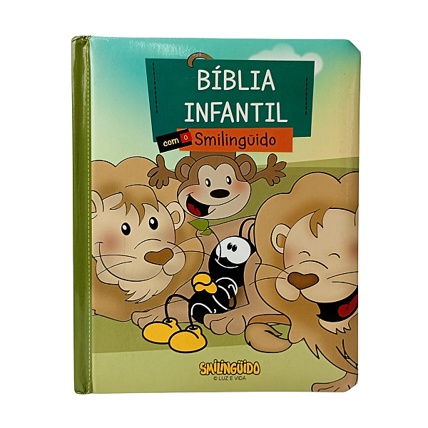 Biblia Infantil com o Smilinguido (Capa almofadada LEÃO)