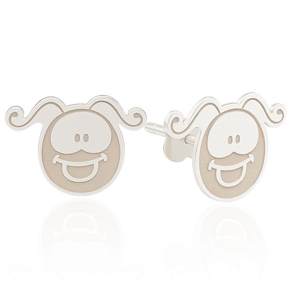 Brinco de Prata Smilingüido Sorrindo - Noble