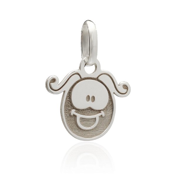 Pringente de Prata Smilinguido Sorrindo - Noble