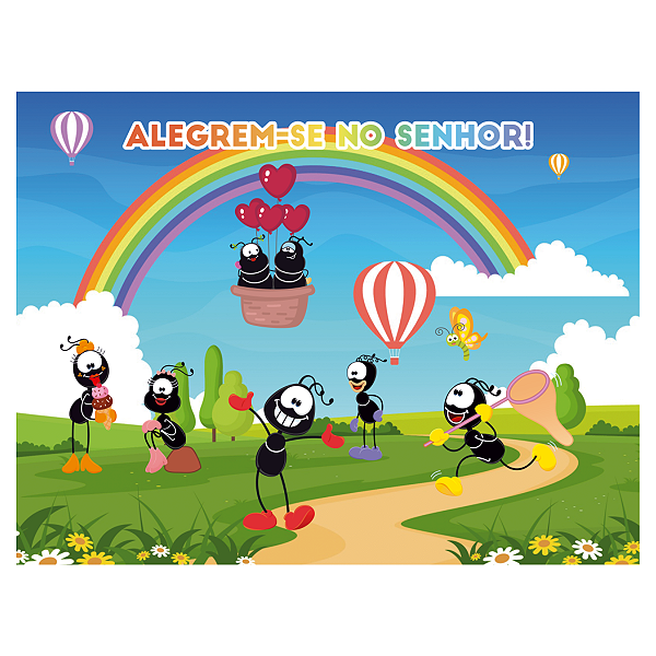 Quebra-Cabeça Smilinguido - Alegrem-se no Senhor - MOD.1