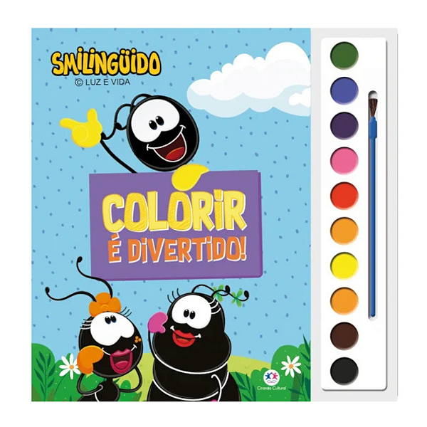 Livro Aquarela Smilingüido - Colorir é Divertido