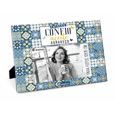 Porta Retrato - Aceito e Agradeço - Brasfoot