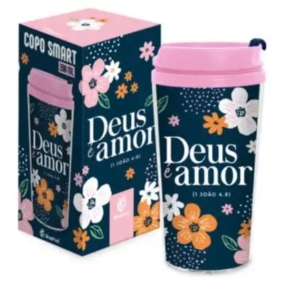 Copo Smart - Deus é amor - Brasfoot