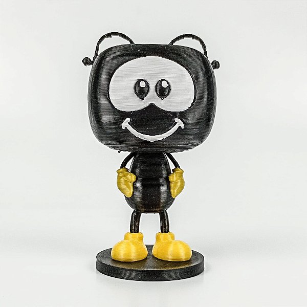 Boneco Smilinguido em 3D