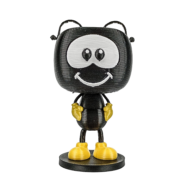 Boneco Smilinguido em 3D