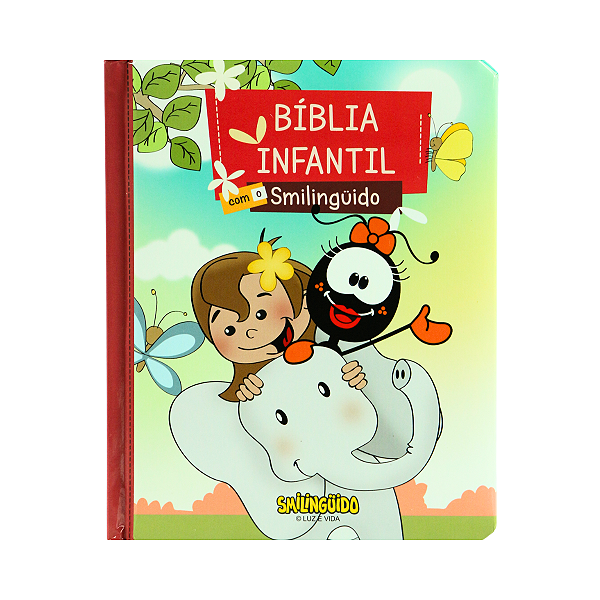 Bíblia Infantil com o Smilinguido (Capa Almofadada ELEFANTE)