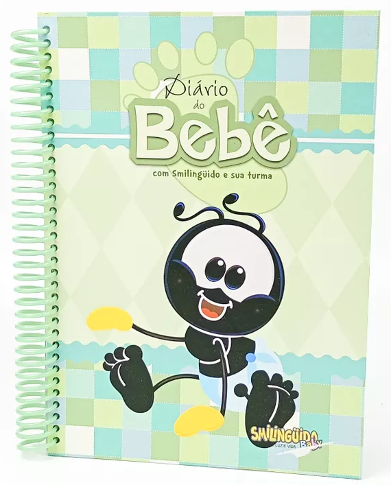Diário do Bebê Smilinguido - Verde