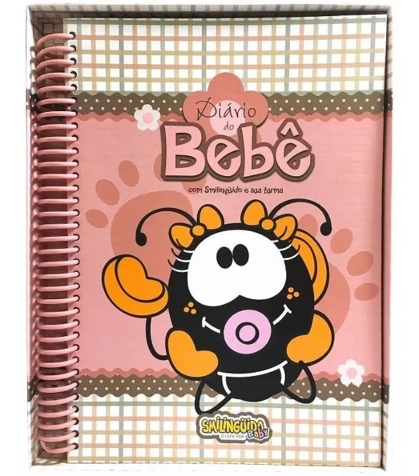 Diário do Bebê Smilingüido - Rosa
