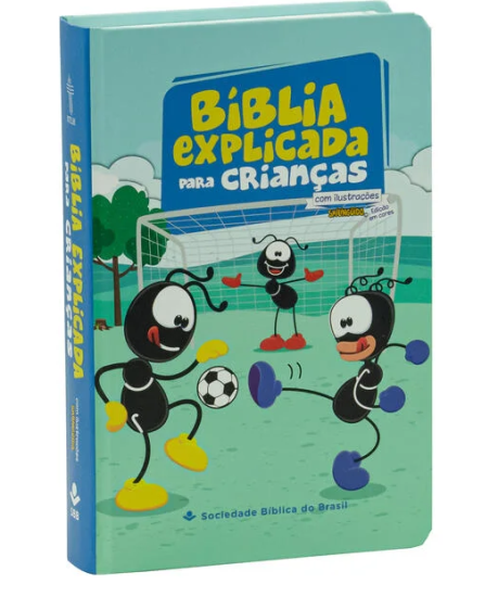 Bíblia Explicada para Crianças Smilingüido NTLH | Capa Dura Ilustrada - Futebol