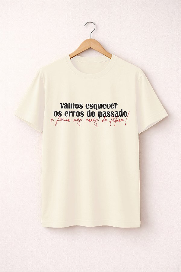 T-shirt Erros Passados- Off-white