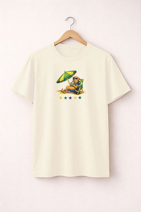 T-shirt Caramelo- Off-white