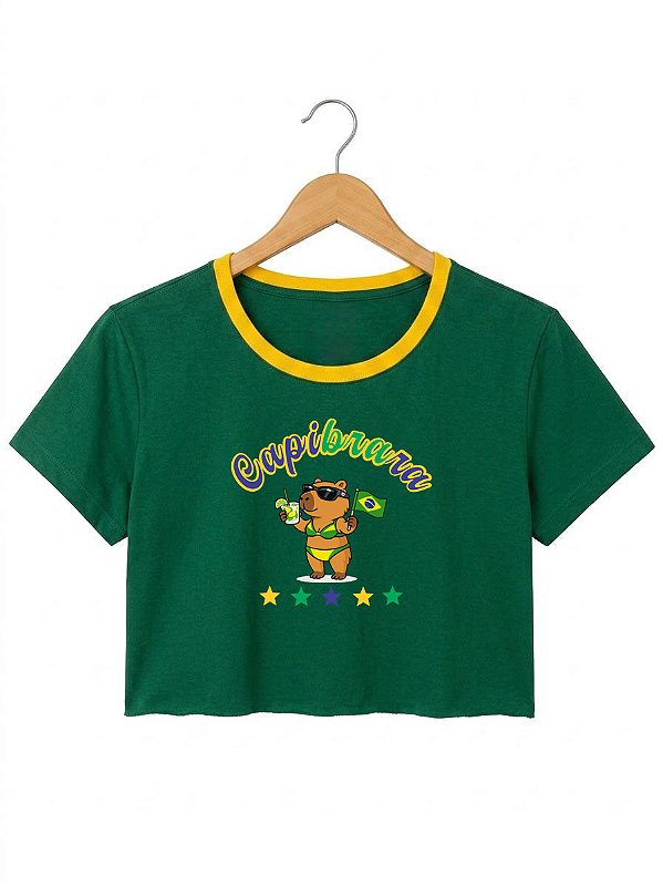 Cropped CapiBRAra- Verde
