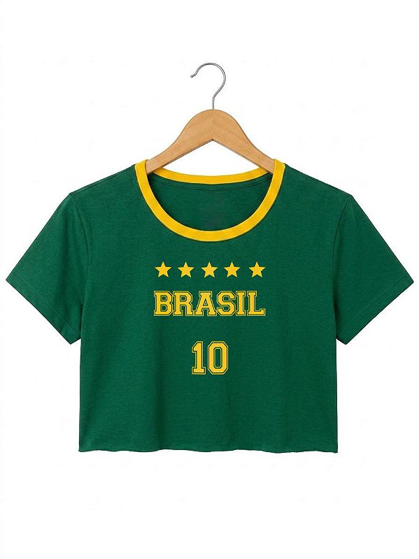 Cropped Brasil- Verde