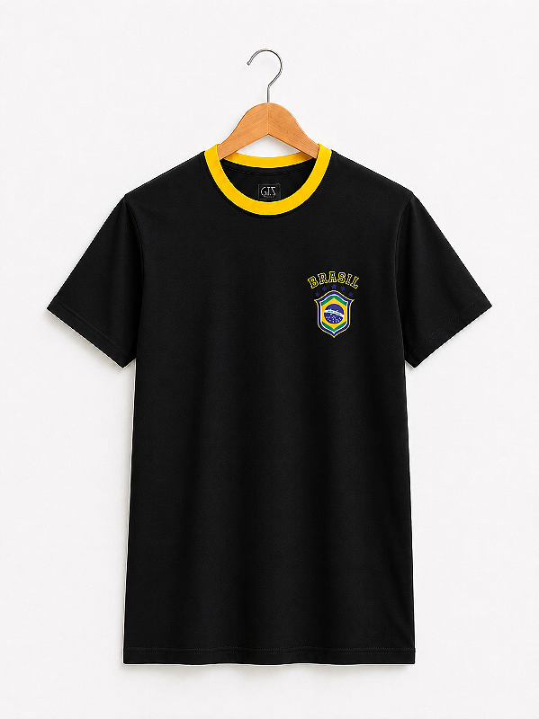 T-shirt Escudo- Preto