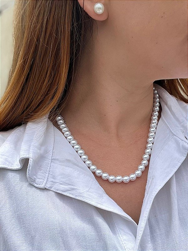 Colar Perolas