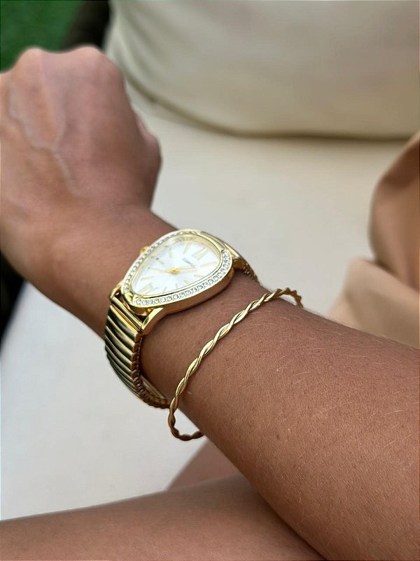 Relógio Gota Com Brilho