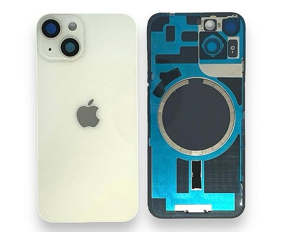TAMPA TRASEIRA IPHONE 14 COMPLETA BRANCO
