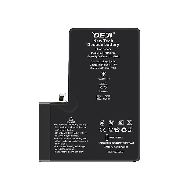 Bateria DEJI iPhone 13 Pro 3095 mAh DECODE