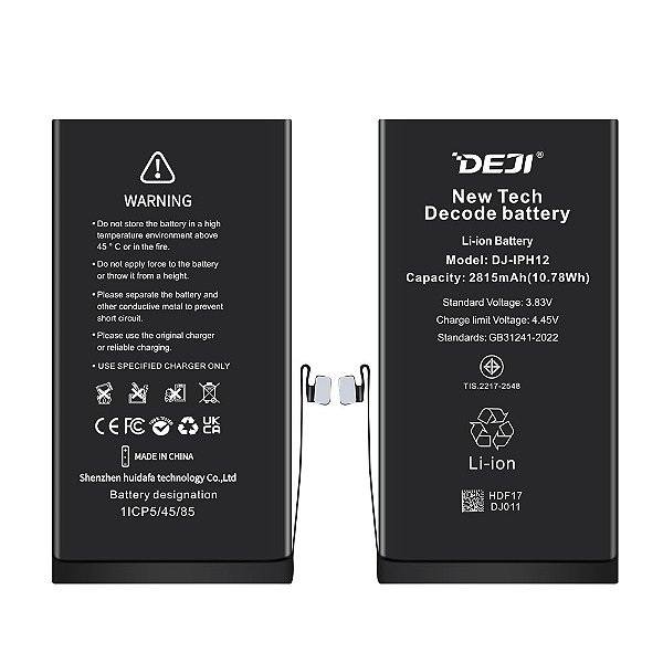 Bateria DEJI iPhone 12/12 Pro  2815mAh DECODE