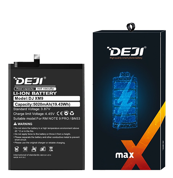 Bateria Deji Xiaomi BN53 Note 9 Pro / Note 9 Pro Max / Note 10 Pro