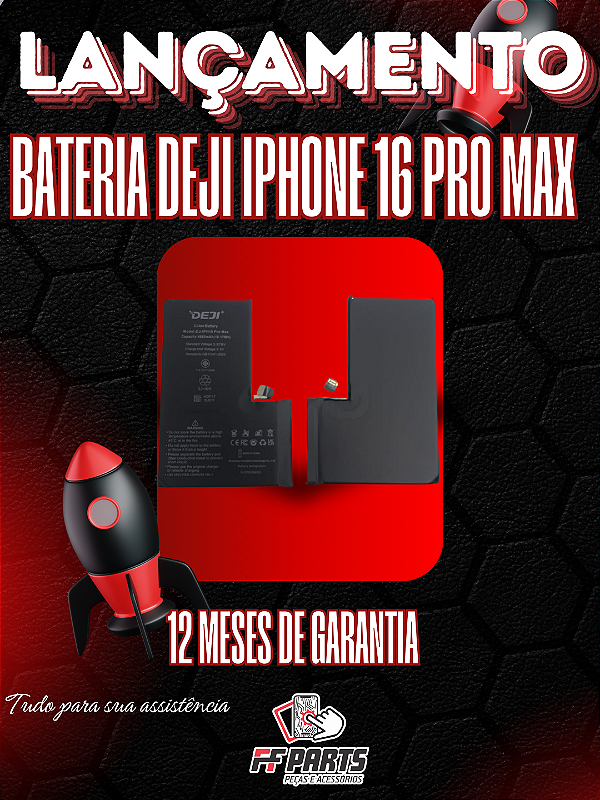 Bateria DEJI iPhone 16 Pro Max 4685mAh
