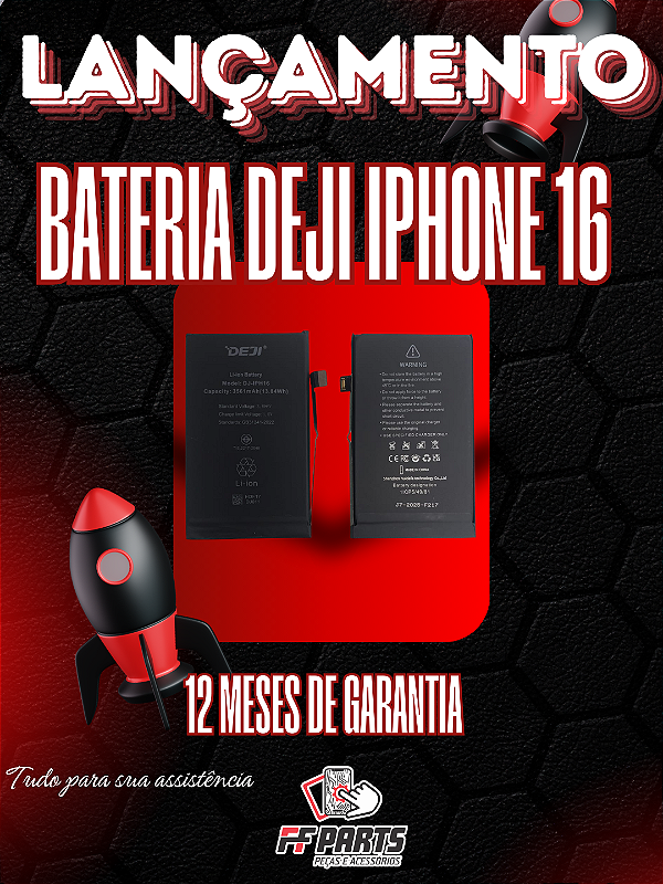 Bateria DEJI iPhone 16 3561mAh