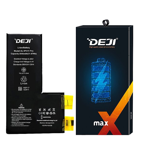 Bateria DEJI iPhone 11 PRÓ SEM FLEX  3046mAh