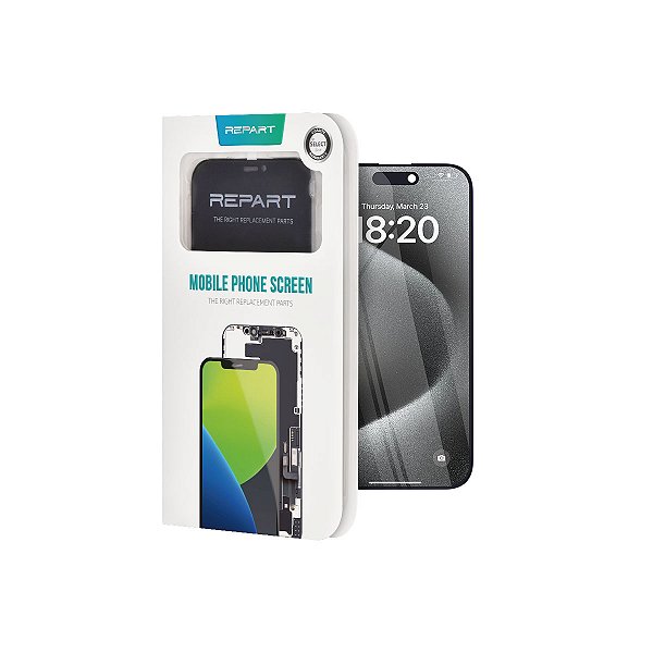 Display REPART LCD FHD iPhone 15 Pro Troca CI