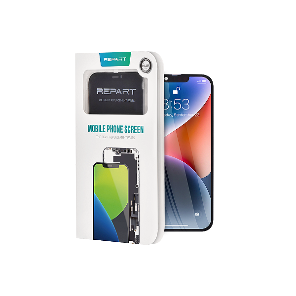 Display REPART LCD FHD iPhone 14 Plus Troca CI