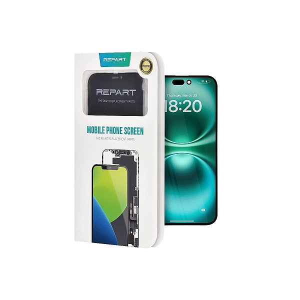 Display REPART LCD FHD iPhone 16 Plus Troca CI