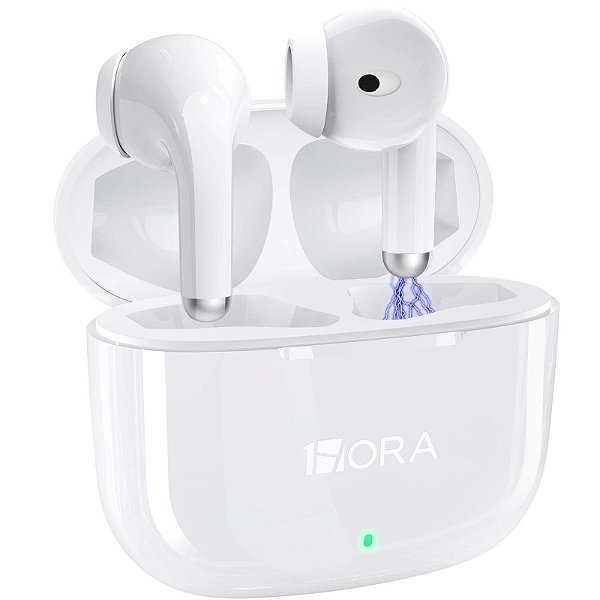 Fone de Ouvido 1HORA Bluetooth Branco AUT203