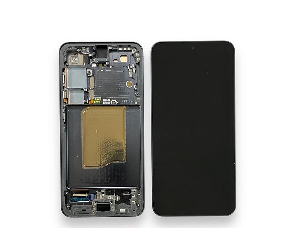 Display Samsung S931 Galaxy S25 Com Aro Preto ORIGINAL