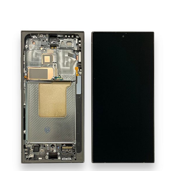 Display Samsung S928 Galaxy S24 Ultra Com Aro Preto ORIGINAL