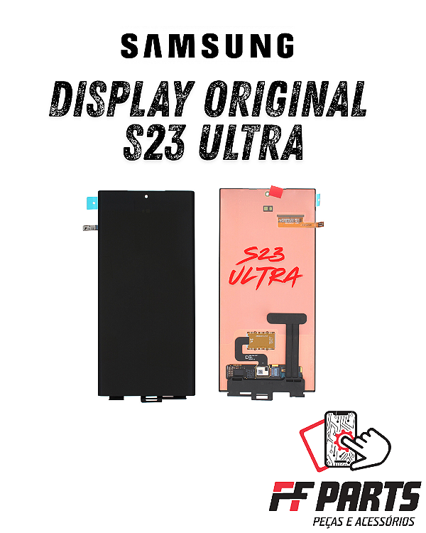 Display Samsung S918 Galaxy S23 Ultra Sem Aro ORIGINAL