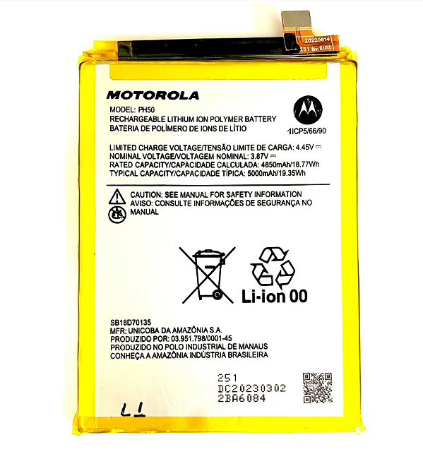 Bateria Deji Motorola Moto G23 XT2333 PH50