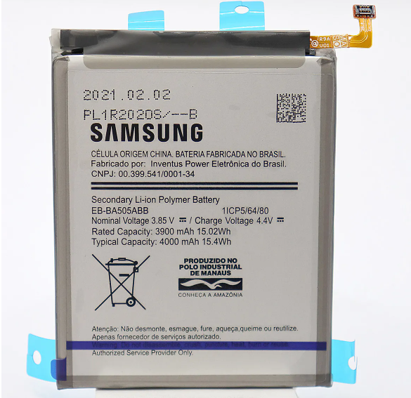 Bateria Samsung A505 Galaxy A20/A30/A50 ORIGINAL