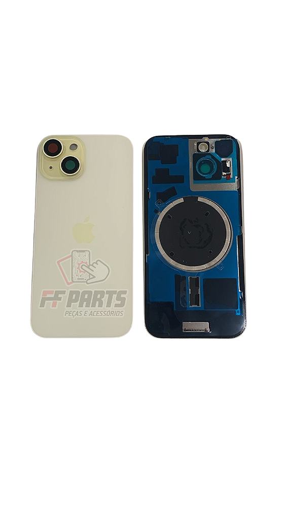 TAMPA TRASEIRA IPHONE 15 AMARELO OEM