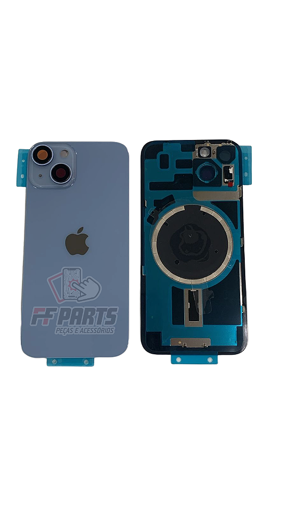 TAMPA TRASEIRA IPHONE 14 AZUL OEM