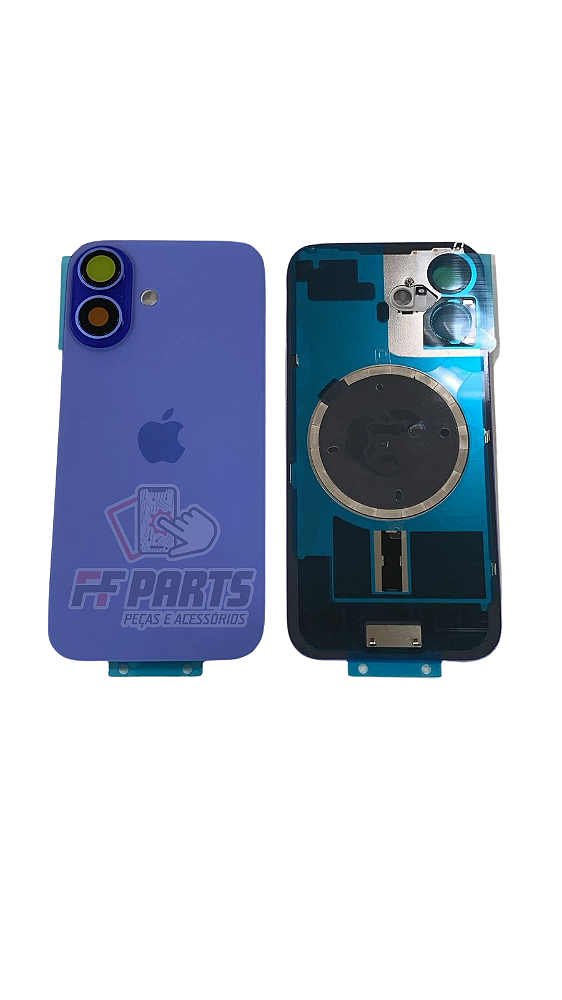 TAMPA TRASEIRA IPHONE 16 COMPLETA AZUL OEM
