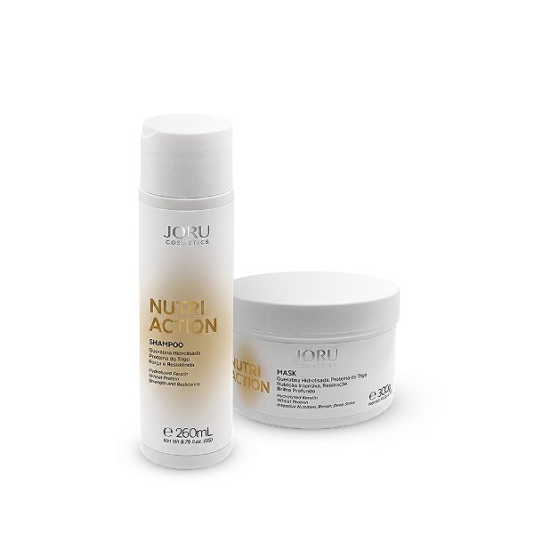 Kit Home Care Nutri Action – Shampoo 260mL + Máscara 300g