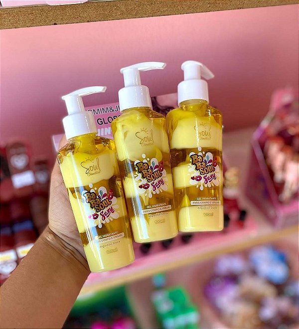 Gel Hidratante para Corpo e Virilha Algodão doce 100ml - Babasoul