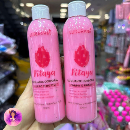 Esfoliante Corpo e Rosto Pitaya Ludurana 200ml