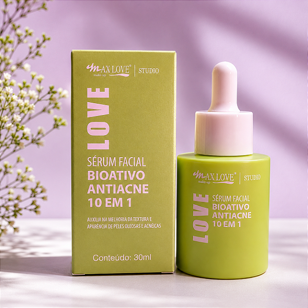Sérum Facial Bioativo Antiacne Max Love 30ml