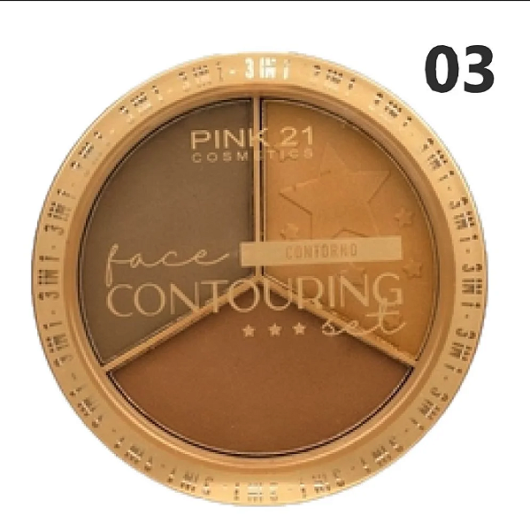 Pink21 Trio de Contorno Facial - 3