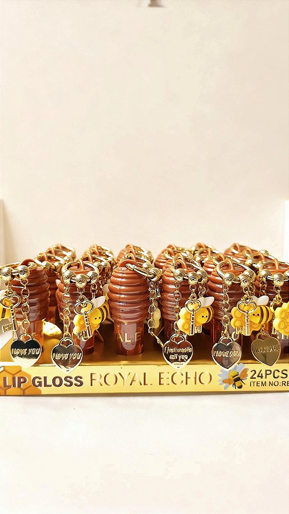 Gloss de Mel - Chaveiro de abelha