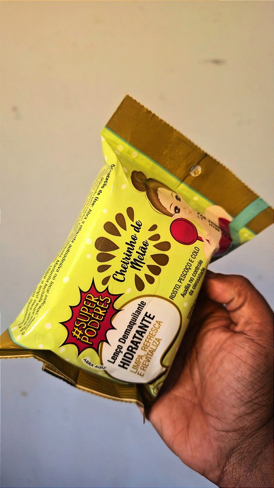 Lenço Demaquilante Colágeno Cheirinho Melão