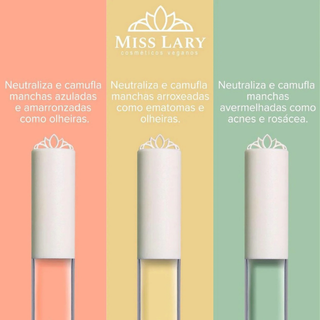 Corretivo Líquido Colorido - Miss Lary