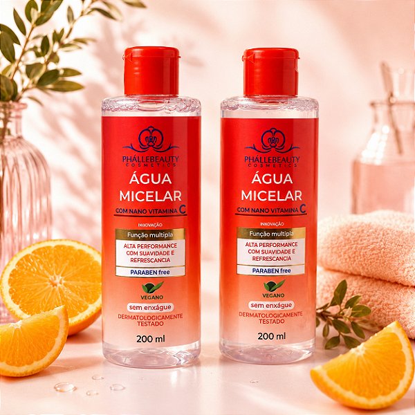 Água Micelar com Nano Vitamina C